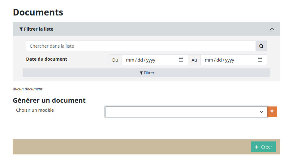 Génération de documents
