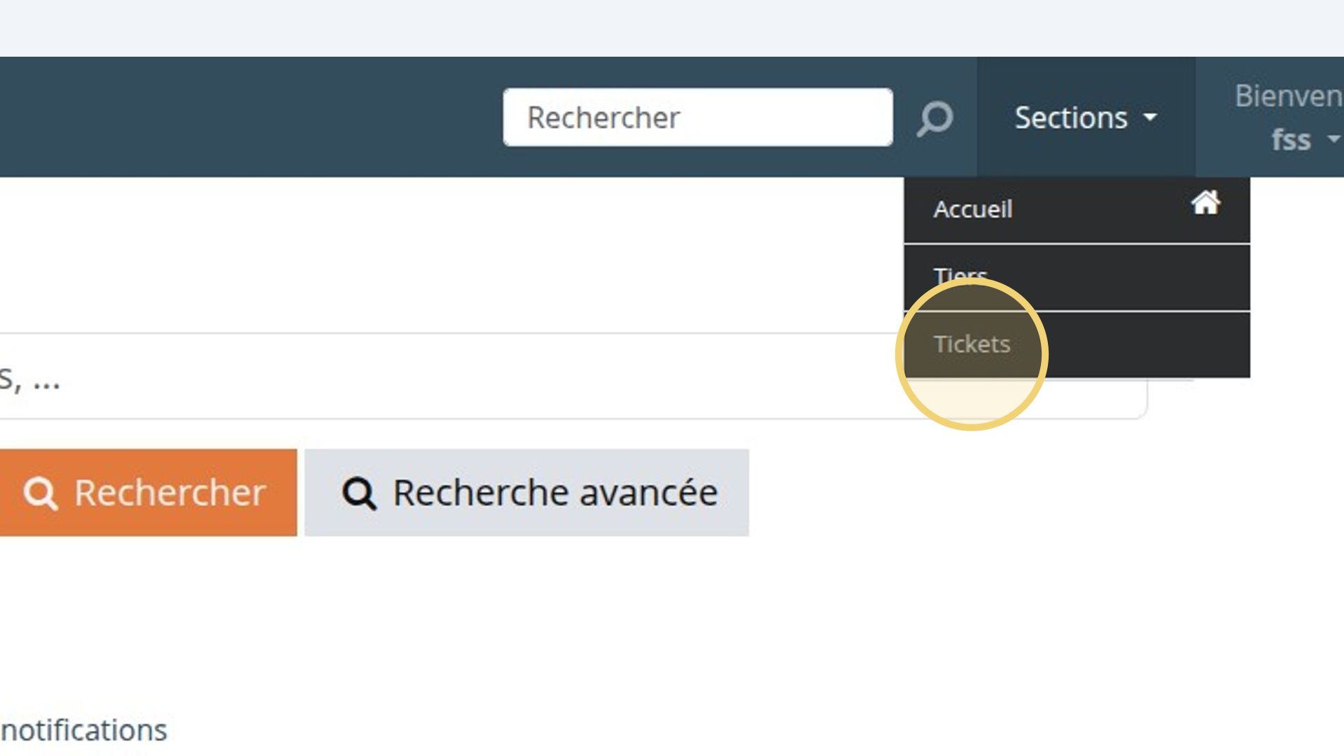 Comment créer un ticket?