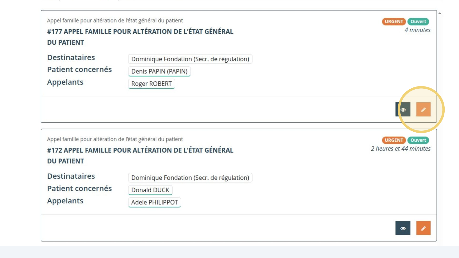 Comment modifier un ticket?
